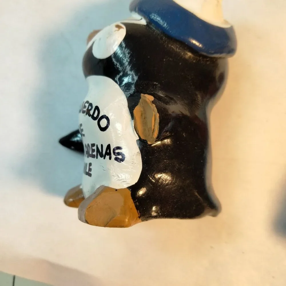 Penguin Figurines Punta Arenas Chile Souvenir VTG Shabby Distressed Lot 2